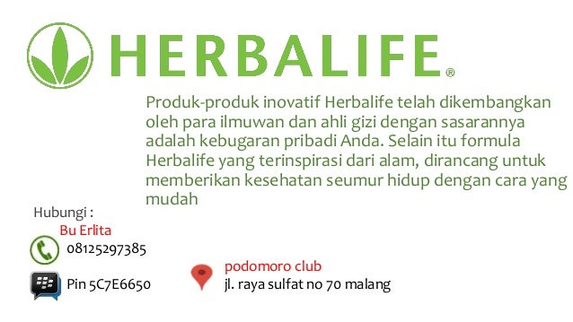 Harga produk herbalife diet